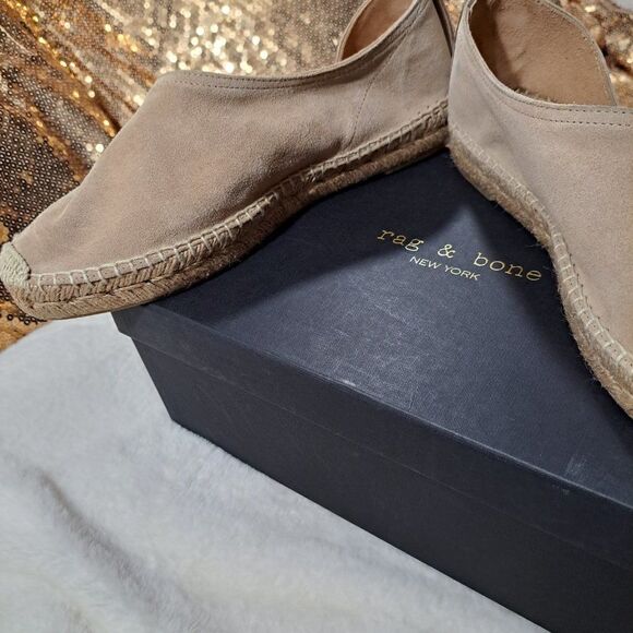 NIB Rag and Bone Delos Espadrille in Sand Suede - Picture 7 of 16